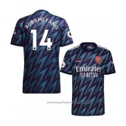 Camiseta Arsenal Jugador Aubameyang 3ª 21/22