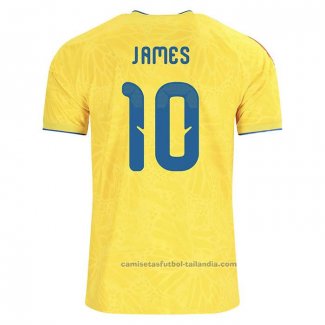 Camiseta Colombia Jugador James Rodriguez 1ª 2026