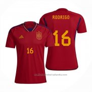 Camiseta Espana Jugador Rodrigo 1ª 2022