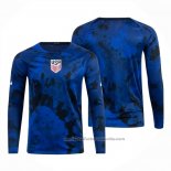 Camiseta Estados Unidos 2ª Manga Larga 2022