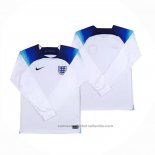 Camiseta Inglaterra 1ª Manga Larga 2022