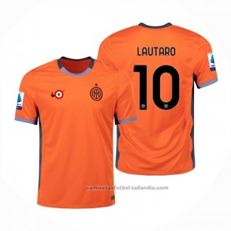 Camiseta Inter Milan Jugador Lautaro 3ª 23/24