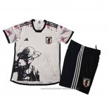 Camiseta Japon Anime One Piece Luffy Nino 2025 Blanco