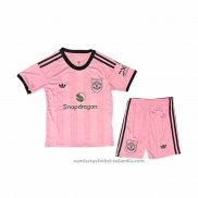 Camiseta Manchester United Portero Nino 25/26 Rosa