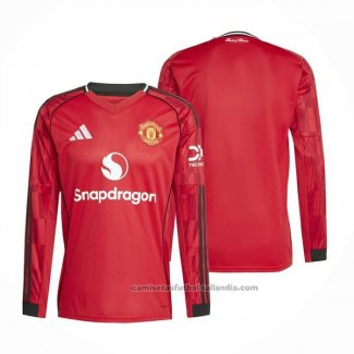 Camiseta Manchester United 1ª Manga Larga 25/26