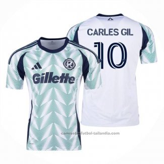 Camiseta New England Revolution Jugador Carles Gil 2ª 2025