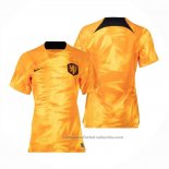 Camiseta Paises Bajos 1ª Mujer 2022