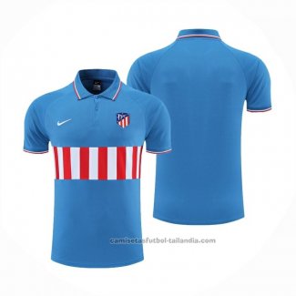 Camiseta Polo del Atletico Madrid 22/23 Azul
