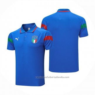 Camiseta Polo del Italia 22/23 Azul