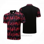Camiseta Polo del Manchester United 22/23 Negro y Rojo