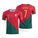 Camiseta Portugal Jugador Ronaldo 1ª 2022