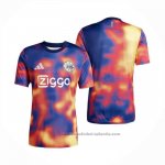 Camiseta Pre Partido del Ajax 25/26 Azul Naranja