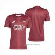 Camiseta Pre Partido del Arsenal 25/26 Rojo
