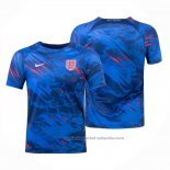 Camiseta Pre Partido del Inglaterra 2022 Azul