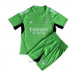 Camiseta Real Madrid Portero Nino 23/24 Verde