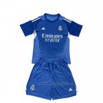Camiseta Real Madrid Portero Nino 25/26 Azul