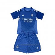 Camiseta Real Madrid Portero Nino 25/26 Azul