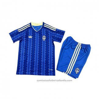 Camiseta Suecia 2ª Nino 2026