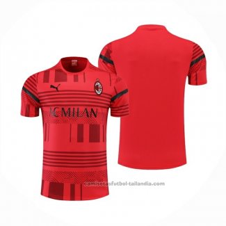 Camiseta de Entrenamiento AC Milan 22/23 Rojo