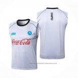 Camiseta de Entrenamiento Napoli Sin Mangas 25/26 Blanco