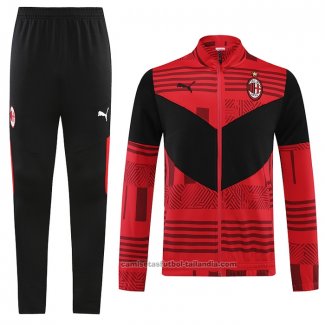 Chandal de Chaqueta del AC Milan 22/23 Rojo