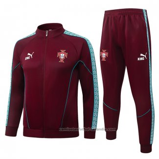 Chandal de Chaqueta del Portugal Nino 26/27 Rojo