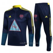 Chandal de Sudadera del Arsenal 21/22 Azul