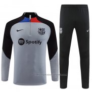 Chandal de Sudadera del Barcelona 22/23 Gris