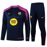 Chandal de Sudadera del Barcelona 25/26 Negro Purpura