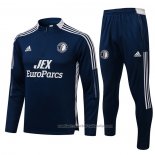 Chandal de Sudadera del Feyenoord 21/22 Azul