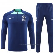 Chandal de Sudadera del Inter Milan 22/23 Azul