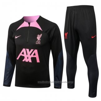 Chandal de Sudadera del Liverpool 22/23 Negro