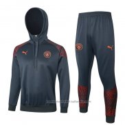 Chandal de Sudadera del Manchester City 23/24 Gris