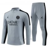 Chandal de Sudadera del Paris Saint-Germain Jordan 23/24 Gris