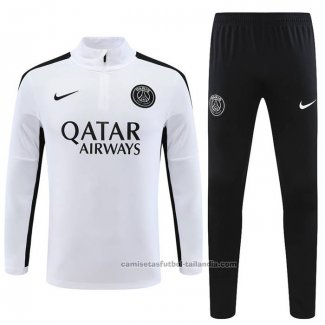 Chandal de Sudadera del Paris Saint-Germain Nino 23/24 Blanco