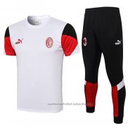 Chandal del AC Milan Manga Corta 21/22 Blanco