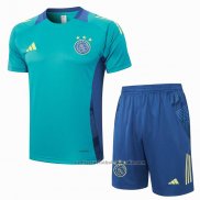 Chandal del Ajax Manga Corta 24/25 Verde - Pantalon Corto