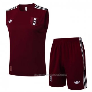 Chandal del Ajax Sin Mangas 25/26 Rojo