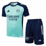 Chandal del Arsenal Manga Corta 25/26 Verde - Pantalon Corto