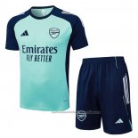 Chandal del Arsenal Manga Corta 25/26 Verde - Pantalon Corto