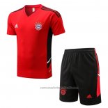 Chandal del Bayern Munich Manga Corta 22/23 Rojo - Pantalon Corto