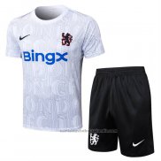 Chandal del Chelsea Manga Corta 25/26 Blanco - Pantalon Corto