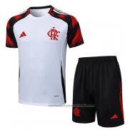 Chandal del Flamengo Manga Corta 25/26 Blanco - Pantalon Corto