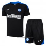 Chandal del Inter Milan Manga Corta 24/25 Azul - Pantalon Corto