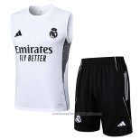 Chandal del Real Madrid Sin Mangas 25/26 Blanco
