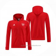 Chaqueta con Capucha del Arsenal 22/23 Rojo