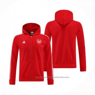 Chaqueta con Capucha del Arsenal 22/23 Rojo