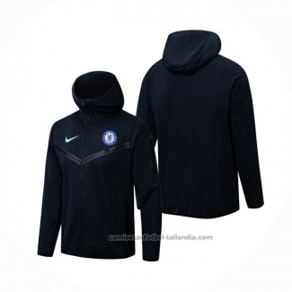 Chaqueta con Capucha del Chelsea 22/23 Azul