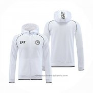 Chaqueta con Capucha del Napoli 23/24 Blanco