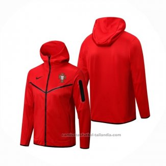 Chaqueta con Capucha del Portugal 22/23 Rojo